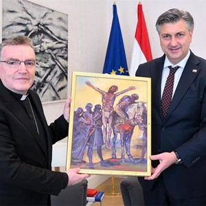 Susret premijera Plenkovića i kardinala Bozanića